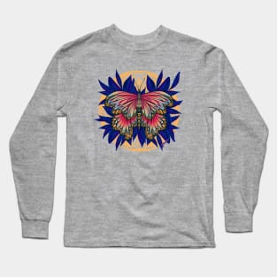 Intricate Butterfly Long Sleeve T-Shirt